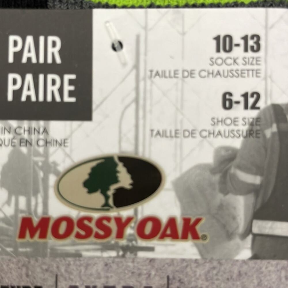 Mossy Oak 3 Pairs of Work socks size 10-13 - Picture 4 of 6